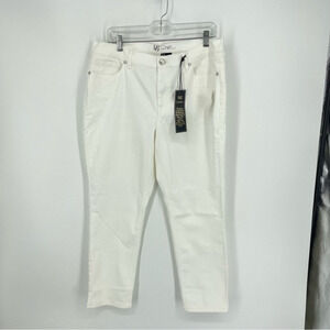 NWT DG2‎ Diane Gilman White Jeans Sz 16P